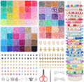 DIFELOP 10000 Clay Beads Bracelet Making Kit, 72 Color Heishi Beads Kit for Jewelry Making Bracelets, Craft Gift for Kids & Girls Ages 6-12